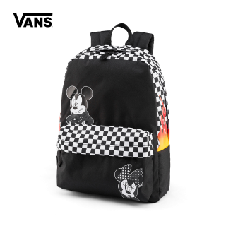 pink and white checkered vans backpack