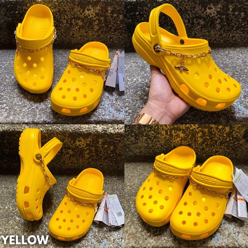 crocs mustard yellow