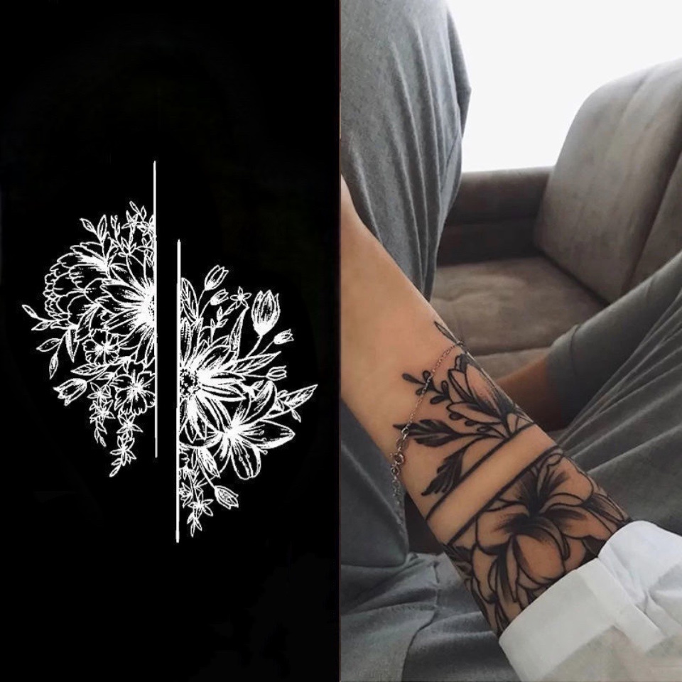 Mars Tattoo】NEW Technology Magic, Long Lasting 2 Weeks Semi-Permanent tattoo ,Temporary Tattoo Sticker, Fake Tattoo, Flowers, D014 | Shopee Philippines