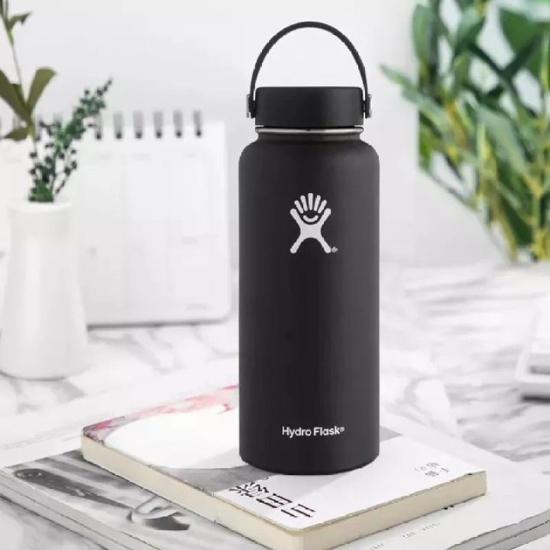 Hydro Flask Tumbler 40oz Wide Mouth Water Bottle Aqua Flask Tumbler
