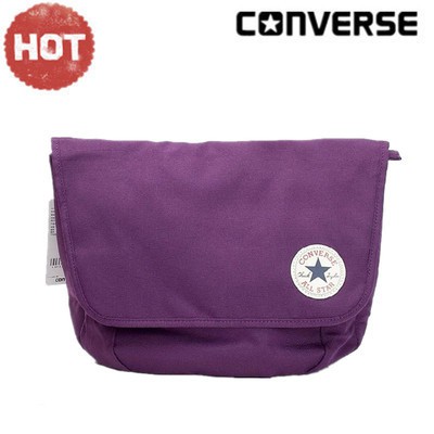 purple converse messenger bag