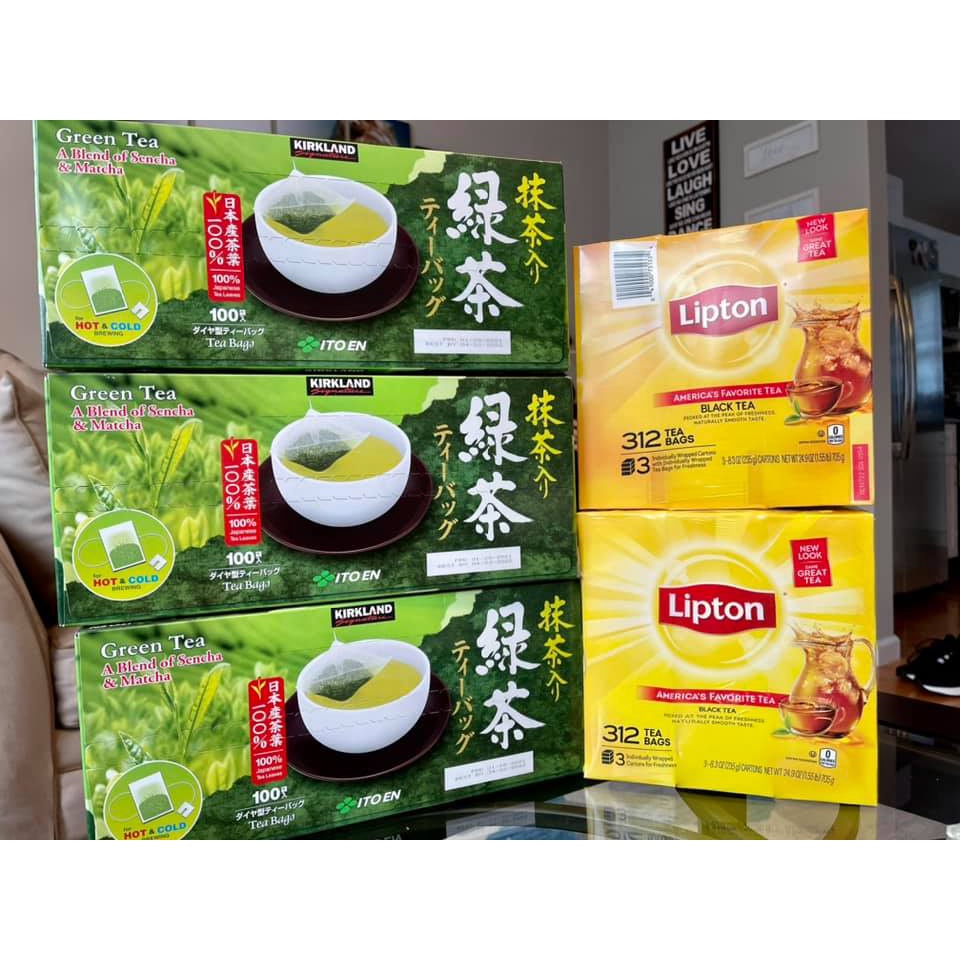 REPACK KIRKLAND SIGNATURE GREEN TEA (ITO EN) 10 pcs per pack Shopee