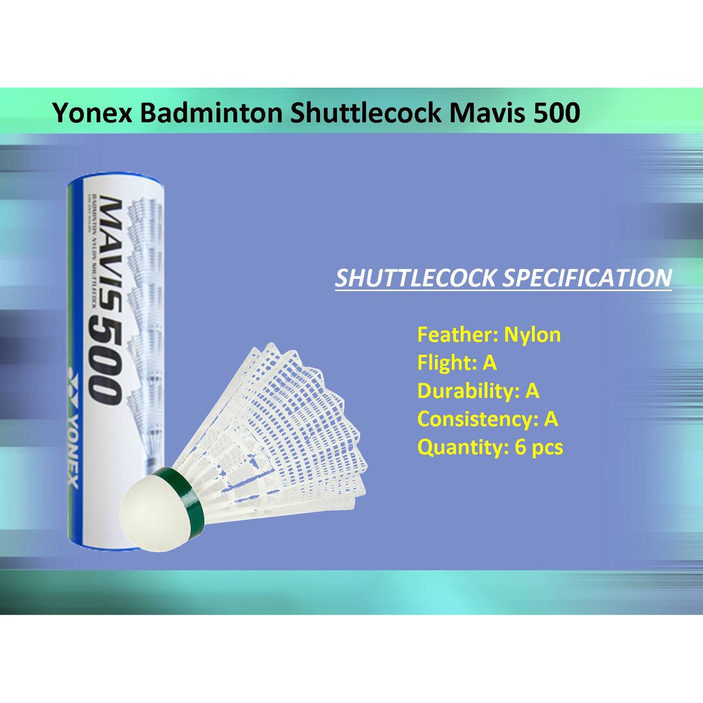 yonex mavis 500 super