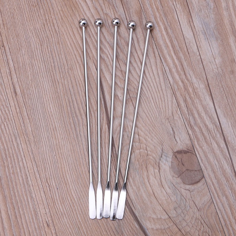 Ivy 5Pcs 7.5" Stainless Steel Reusable Epoxy Resin Mixing Sticks Resin