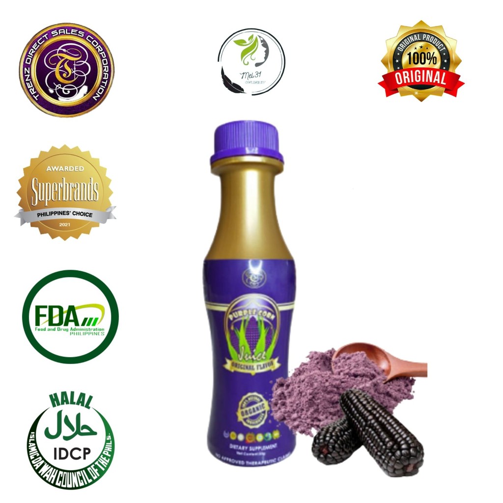 Original Trenz Purple Corn Juice Powder (300ml) Shopee Philippines