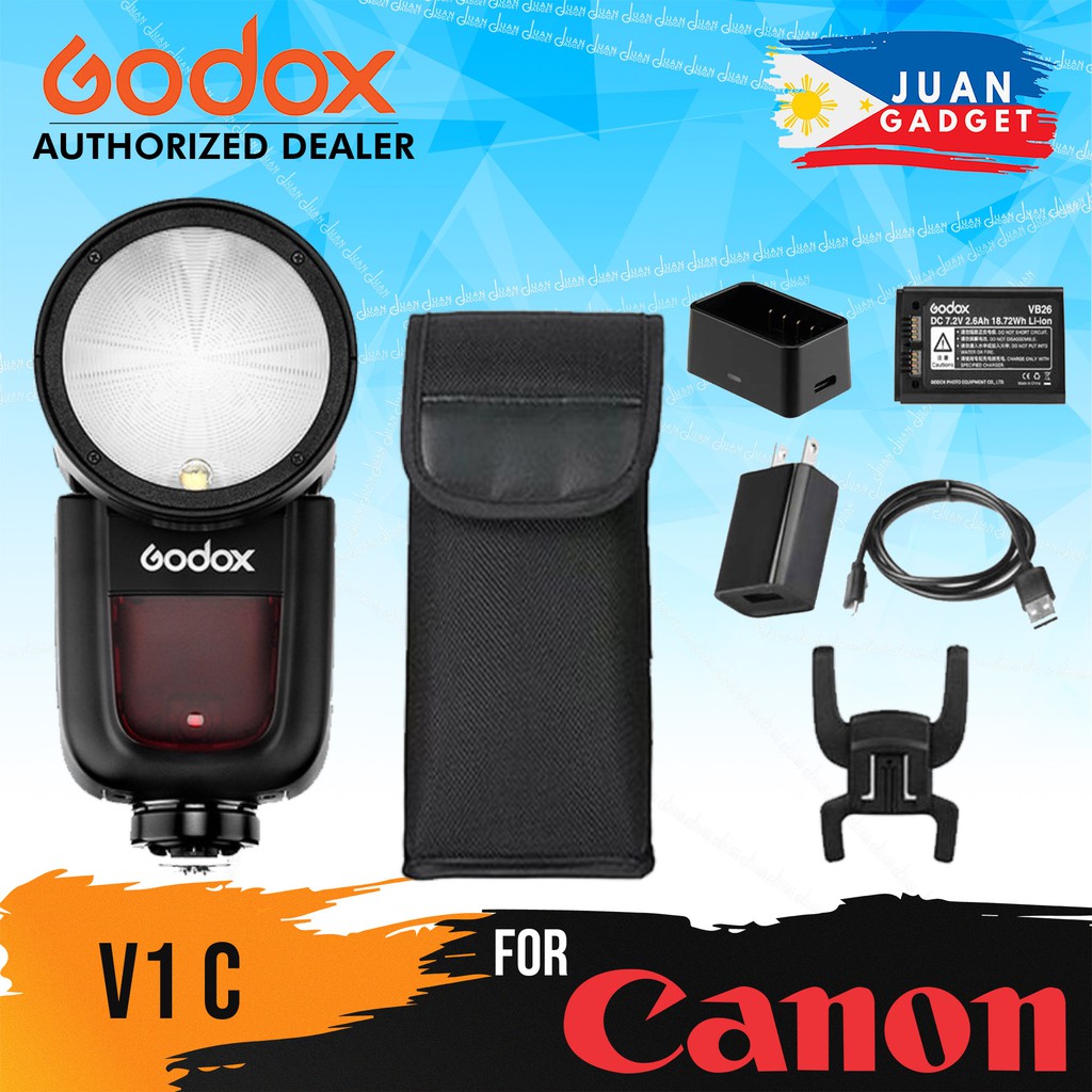 Godox V1 V1C TTL 1/8000s HSS Lithium Battery Flash Speedlite Speedlight
