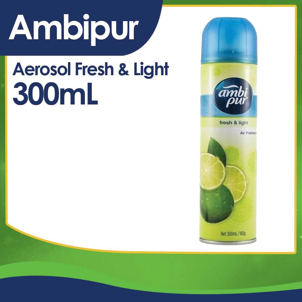 Ambi Pur Air Freshener Aerosol Fresh & Light (300mL) Shopee Philippines