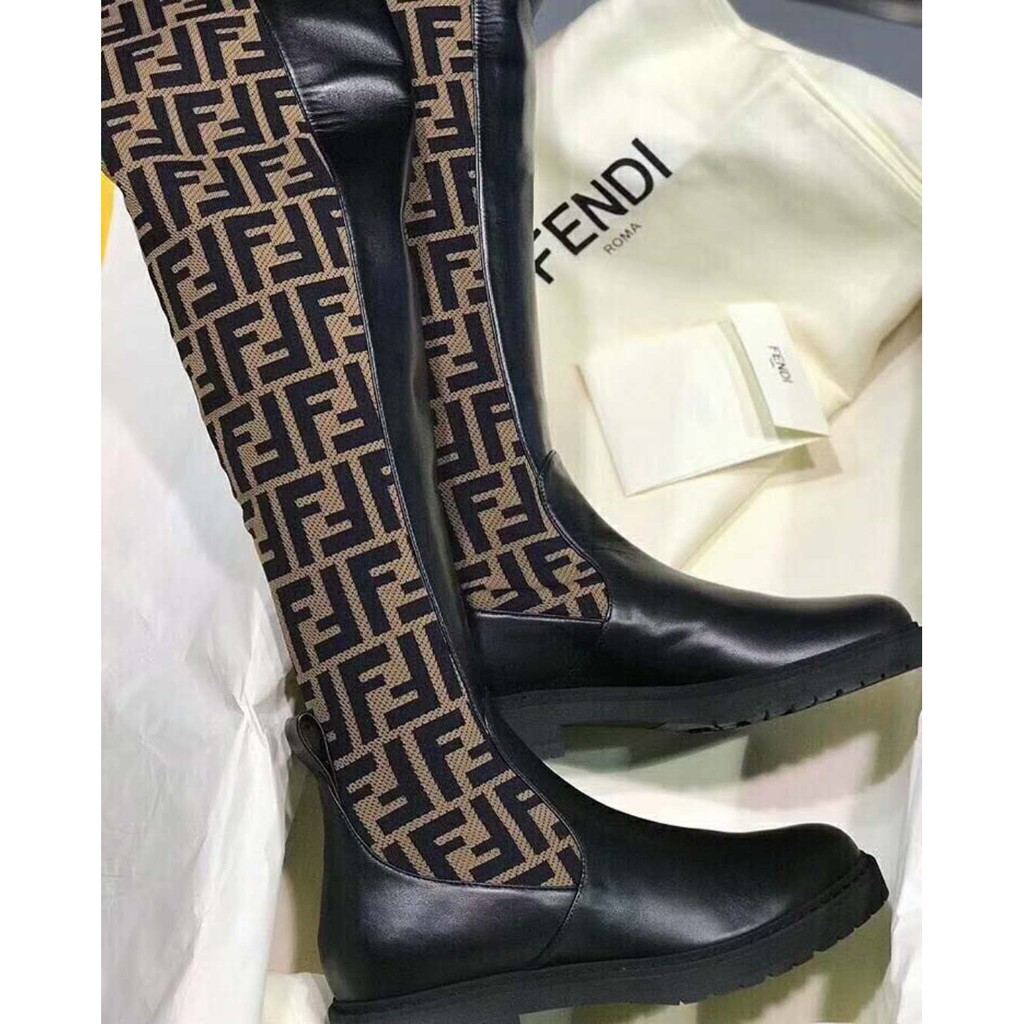 fendi knee boots