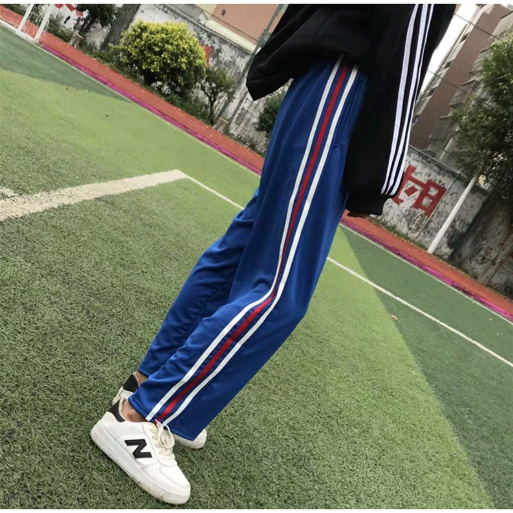 #JF08 Jogging Pants Sports 3 Lines Fashionable For Men Cod | Shopee ...