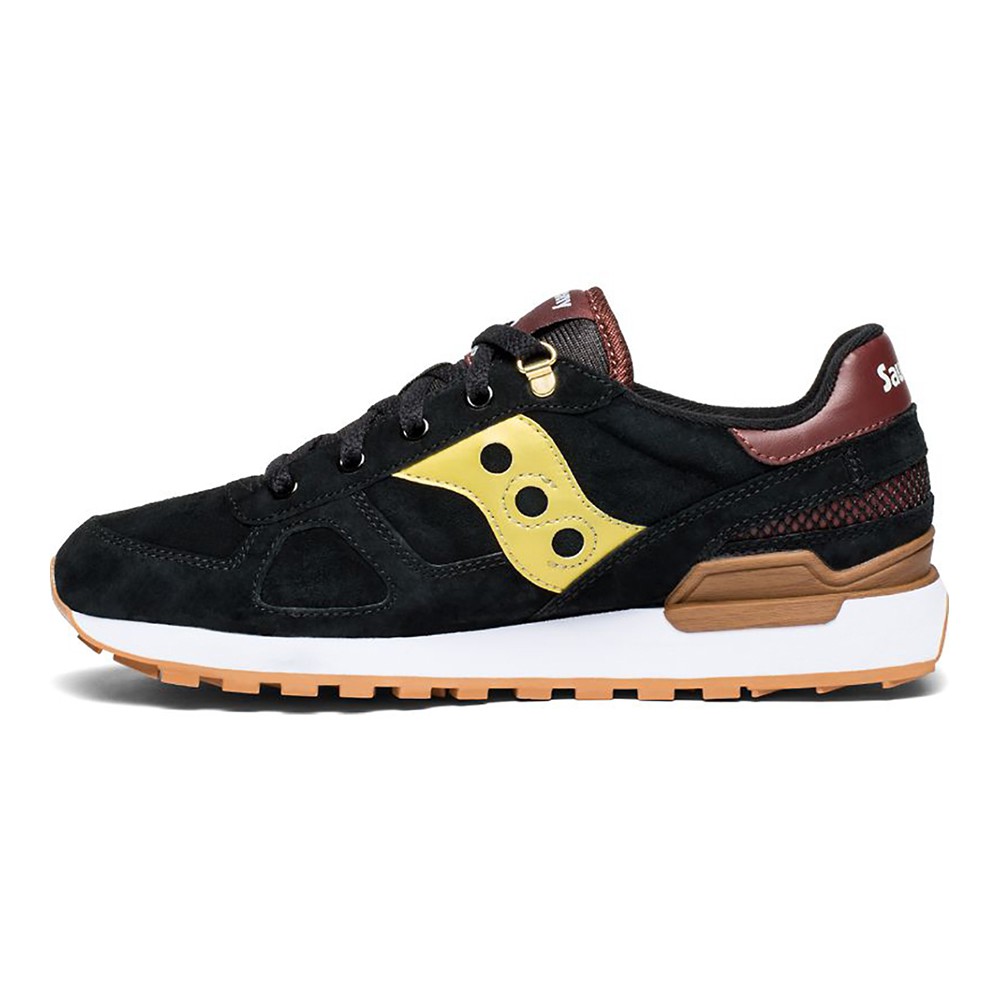 saucony shadow black gold