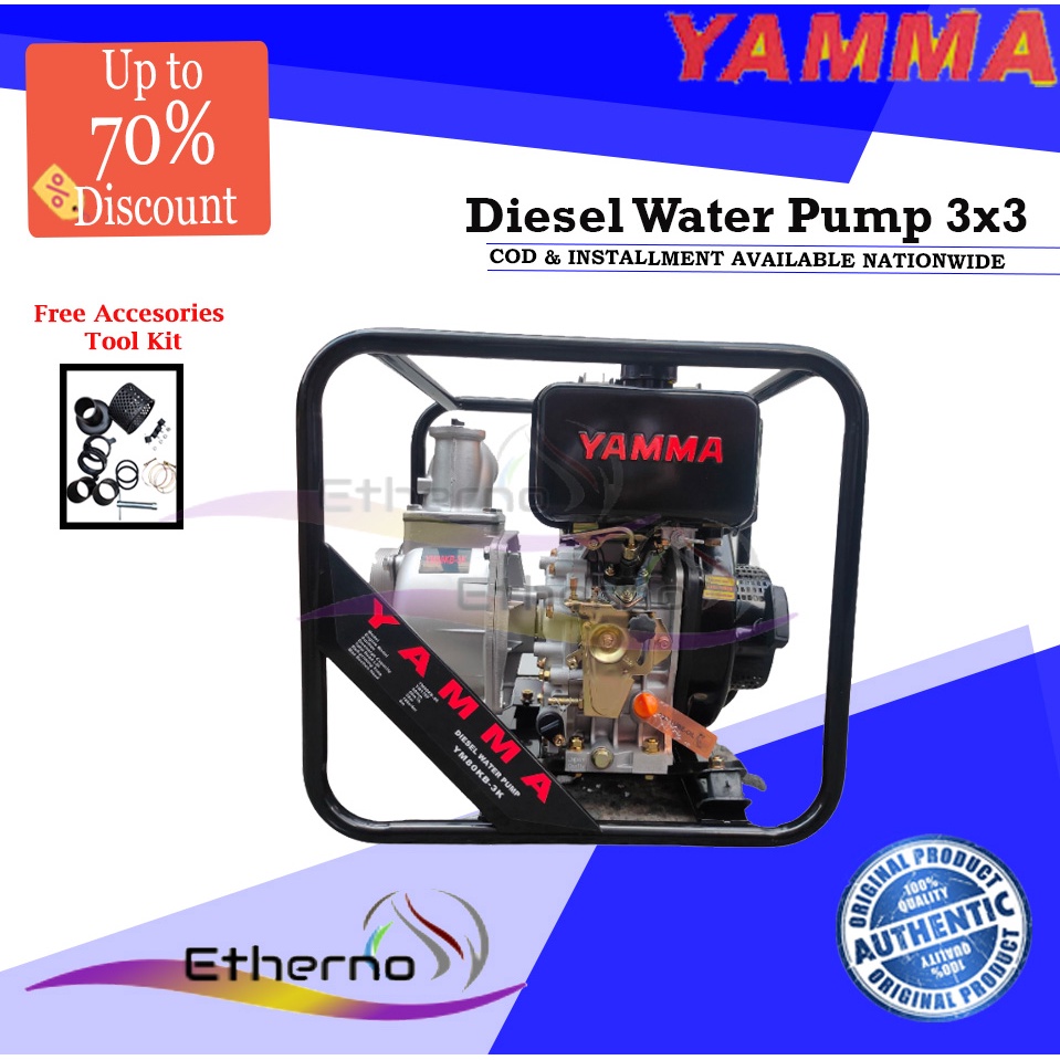 Yamma Diesel Water Pump 3x3 | Shopee Philippines