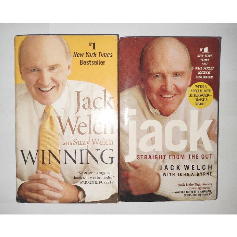 Jack Welch books (Winning || Jack: Straight from the Gut) | Shopee ...