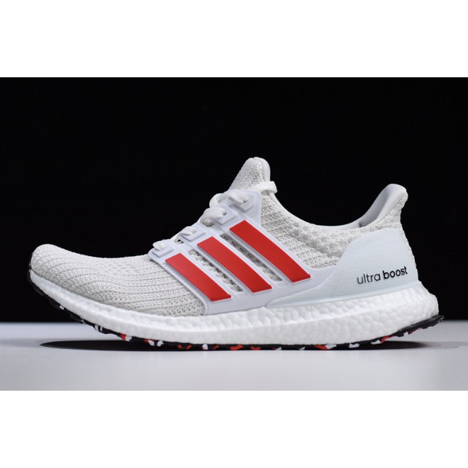 ultra boost cloud white red