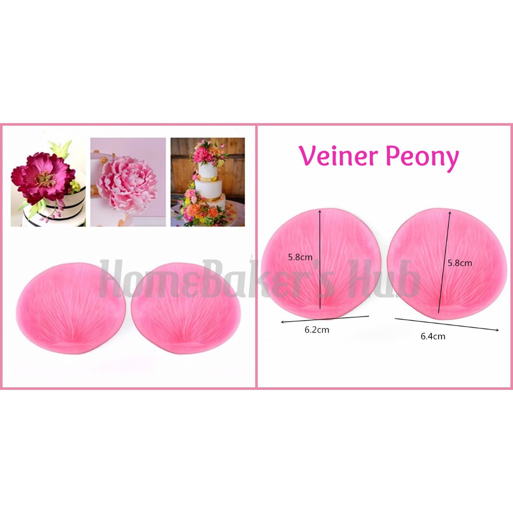 Silicone Mold - Flower Petal Veiner Peony Orchids Blossom