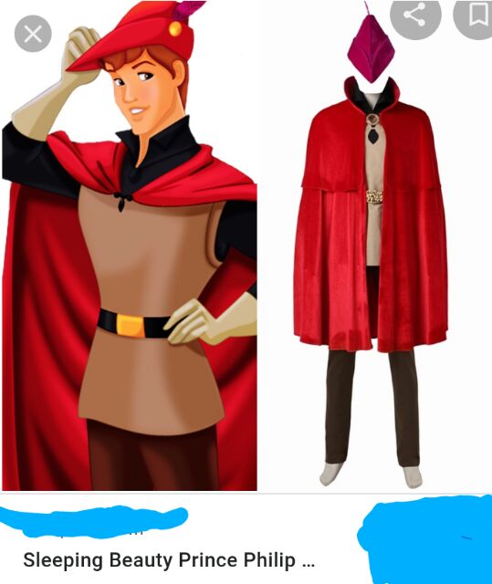 Red Disney Prince Philip Costume For Kids Shopee Philippines