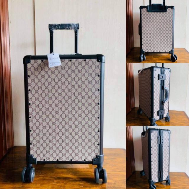 monogram suitcase