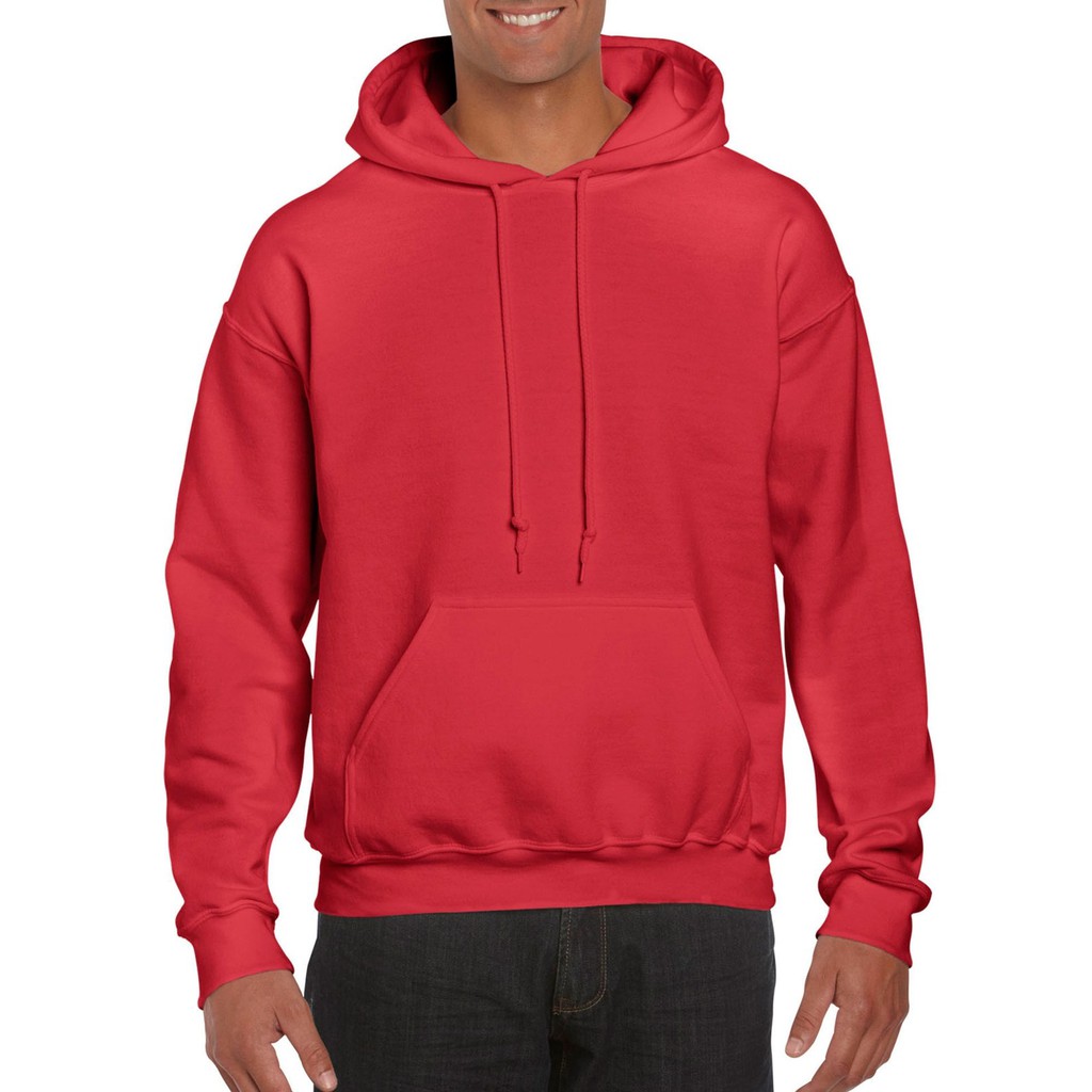 plain red hoodie