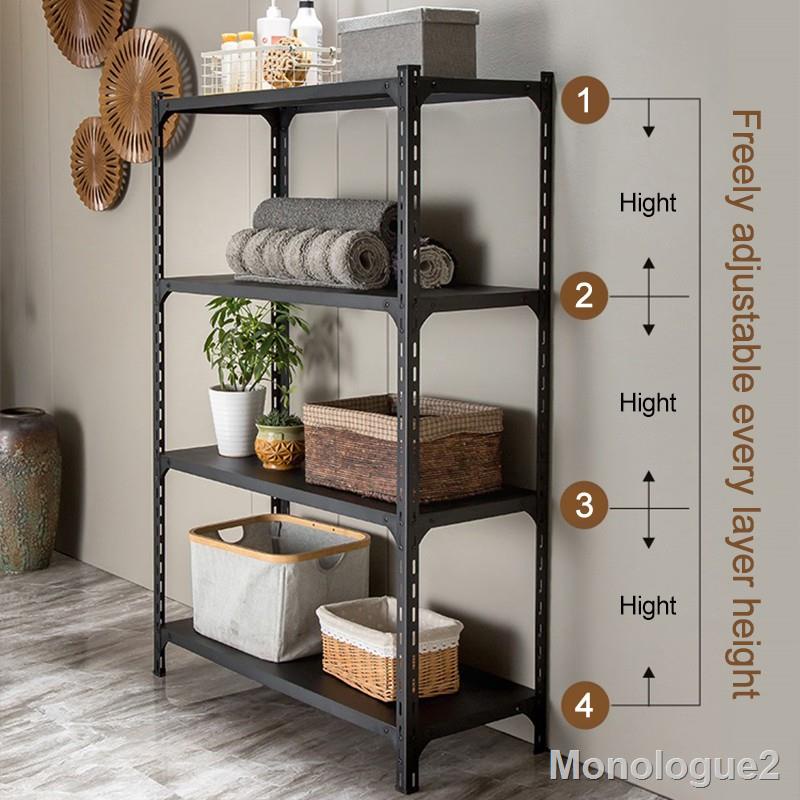 Organizer Steel rack 5 4 Layer Storage Metal wall shelf Plant Rack