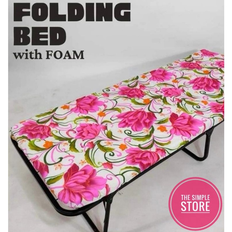 Folding Bed With Foam | Shopee Philippines