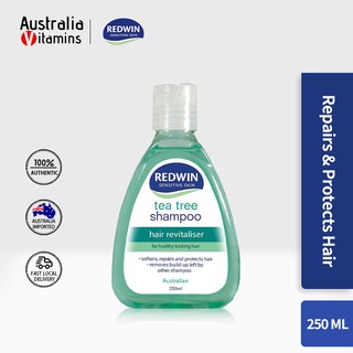 Redwin Tea Tree Shampoo 250ml Hair Revitaliser Soften Repair Protection