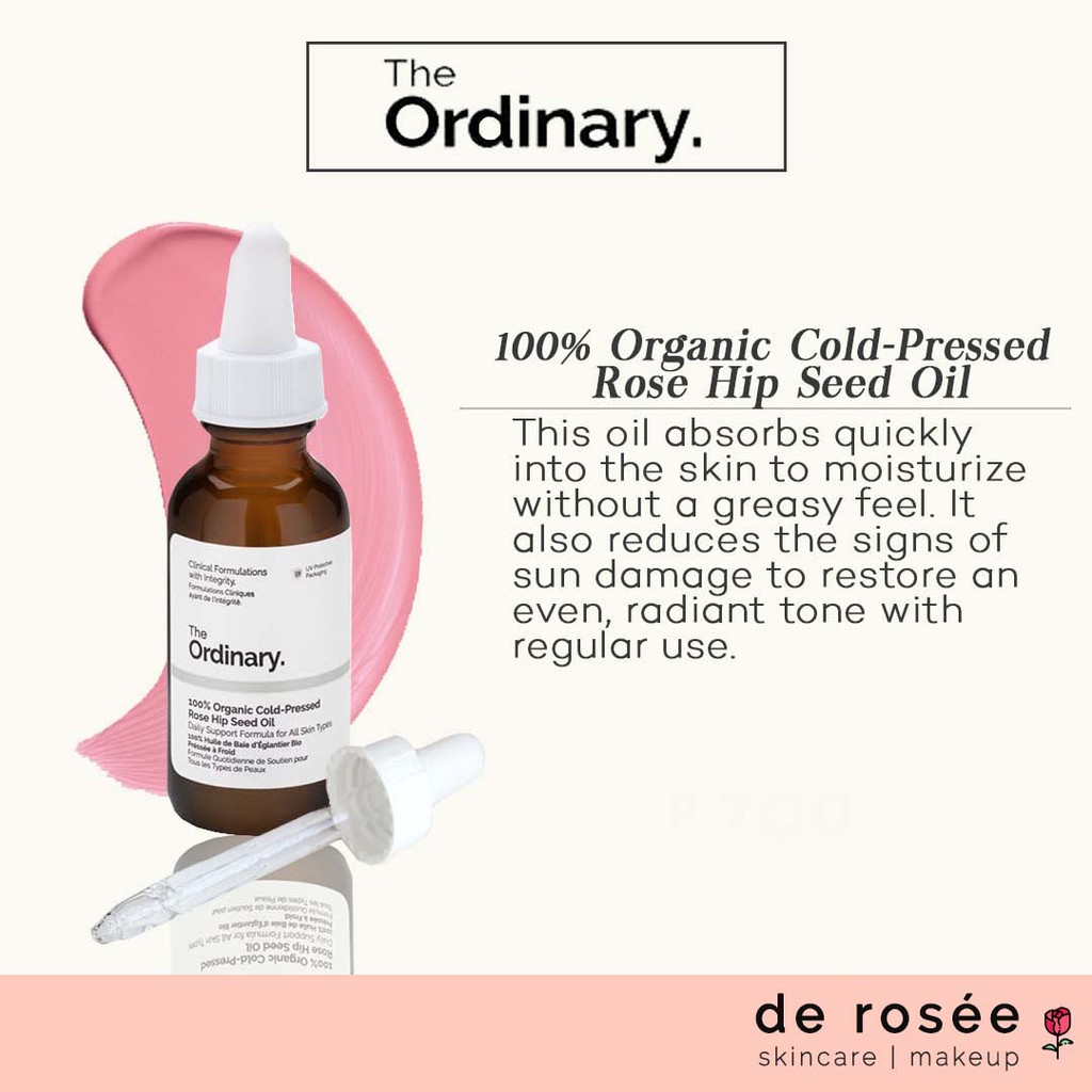 Us The Ordinary 100 Organic Cold Pressed Rose Hip Seed Oil Shopee Philippines