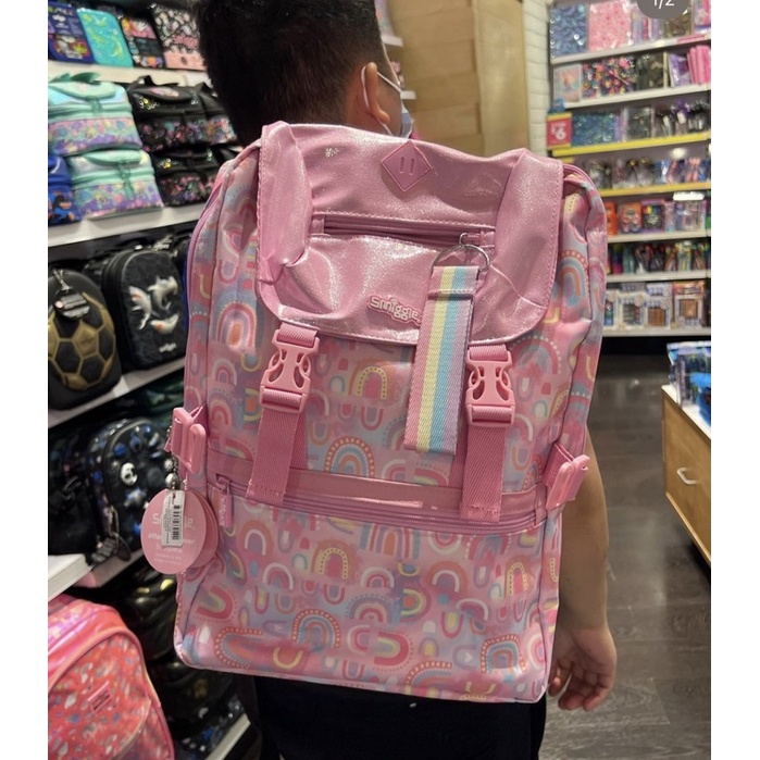 Smiggle Bright Side Foldover Attachable Backpack | Shopee Philippines