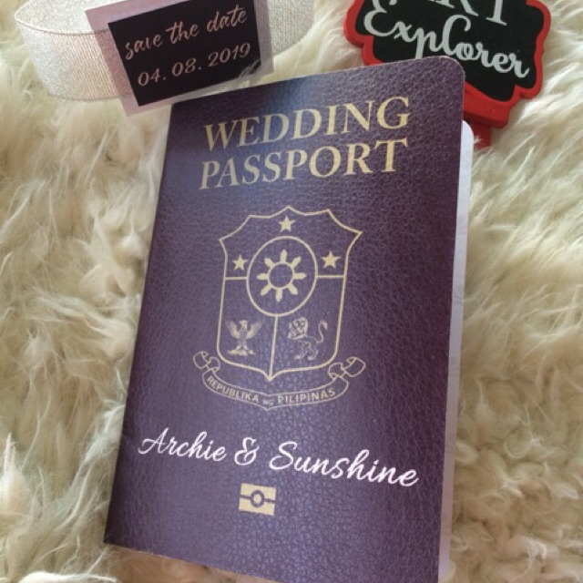 Philippine Passport Wedding Invitation is rated the best in 04/2024
