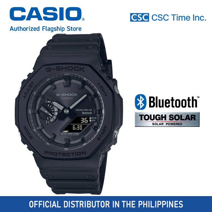 Casio G-Shock (GA-B2100-1A1DR) Stealth Black Resin Strap 200 Meter ...