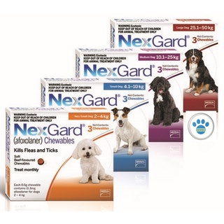 Nexgard And Nexgard Spectra For Dogs With Sticker Shopee Philippines