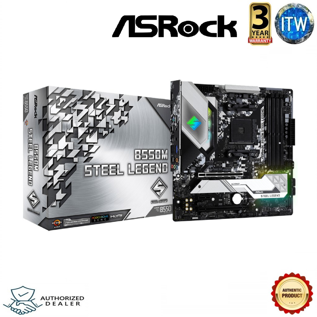 Asrock b550m steel legend совместимость оперативной памяти