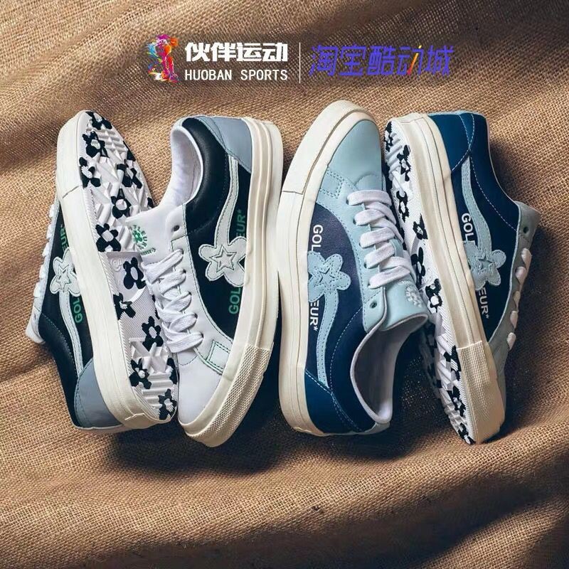 Converse x GOLF le FLEUR* Converse flower joint casual shoes | Shopee  Philippines