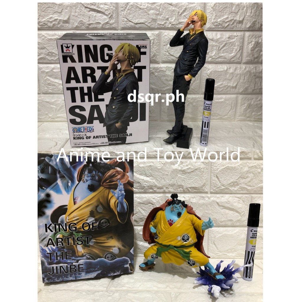One Piece Sanji Jinbe King Of Artist Collection Figure Shopee Philippines