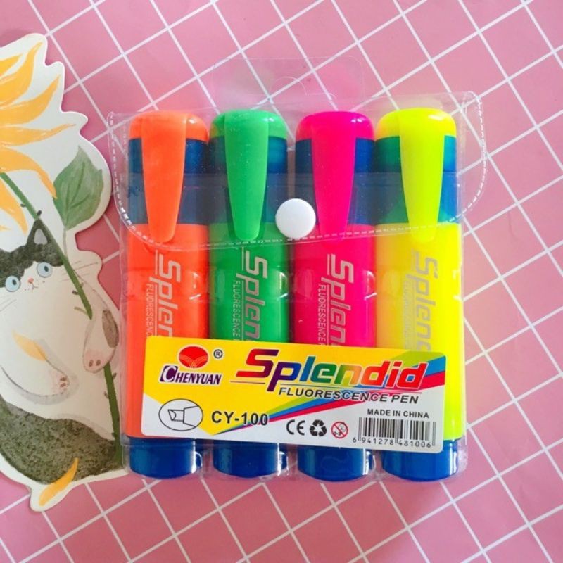 4 in 1 Highlighter Marker 4PCS Shopee Philippines