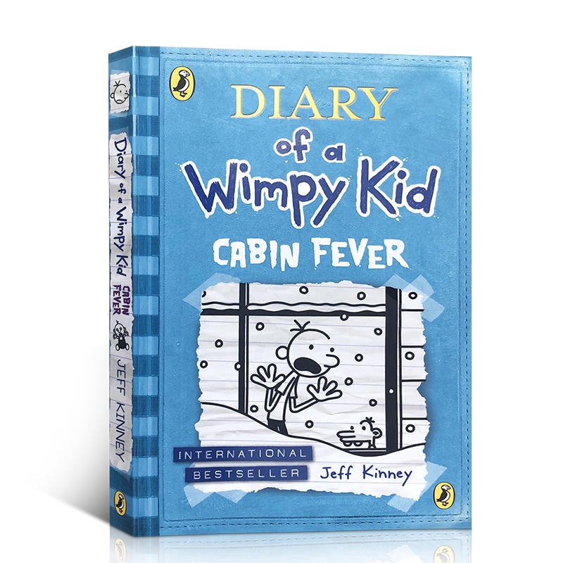 Original English Books Diary Of A Wimpy Kid Cabin Fever Shopee