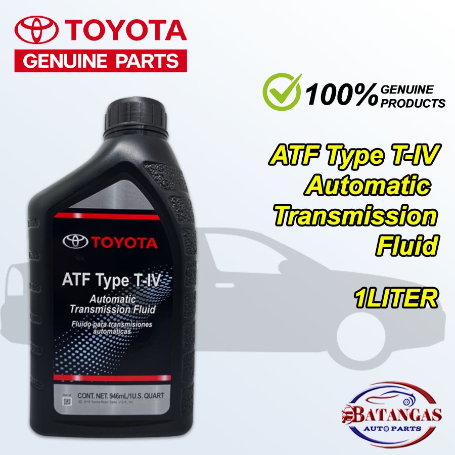 ORIGINAL TOYOTA AUTOMATIC TRANSMISSION FLUID TYPE TIV (00279000T46S