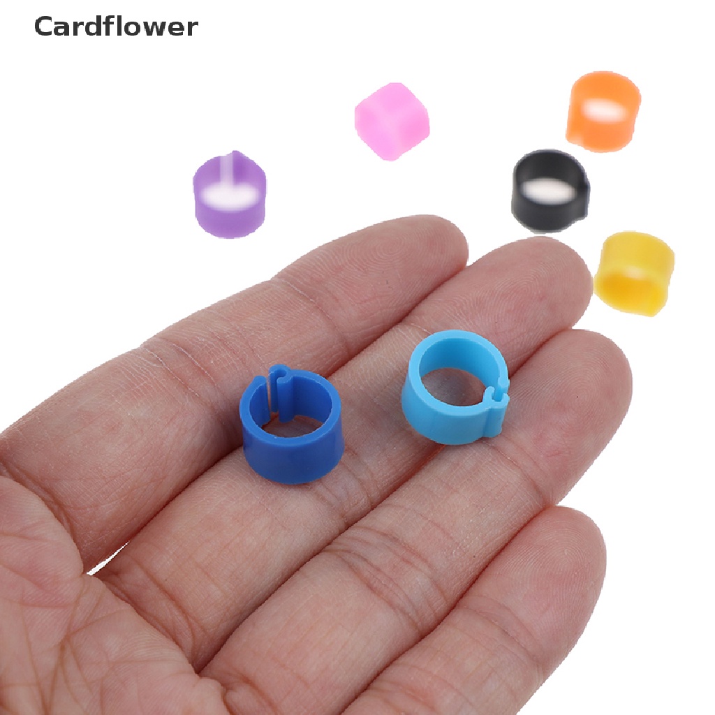 <Cardflower> 100 Pcs Inner Diameter 8mm Pigeon Leg Poultry Dove Bird Parrot Clip Rings
 On Sale #2