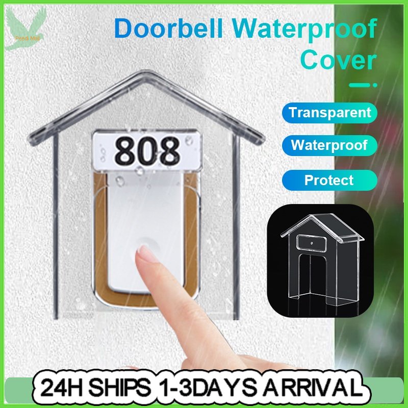 Waterproof Cover for Wireless Doorbell Door Bell Ring Chime Button