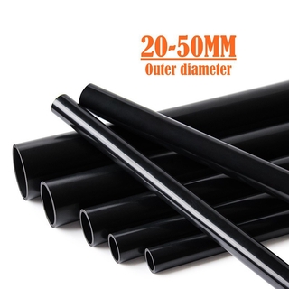 【Local Stock】50cm Length 20-50mm PVC Pipe black color Tube For Fish Tank Aquarium Supplies Garden