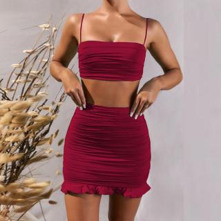 red and white 2 piece set