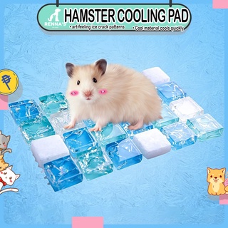 Renna's Hamster Cooling Pad Hamster Bed Toy Hamster Cage For Hamster Pet Mat Hamster Accessories