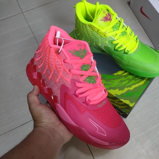 puma rick and morty basketball shoes