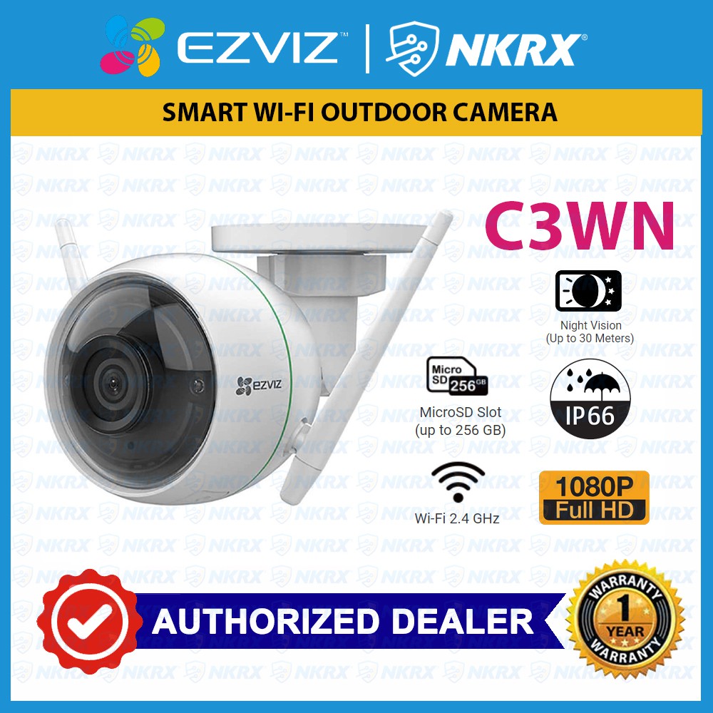 Ezviz Outdoor WiFi Security Camera C3WN 2MP 1080P WiFi Camera