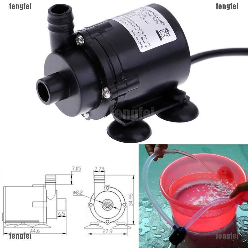 Electric Mini Water Pump Brushless Motor Submersible For Aquarium