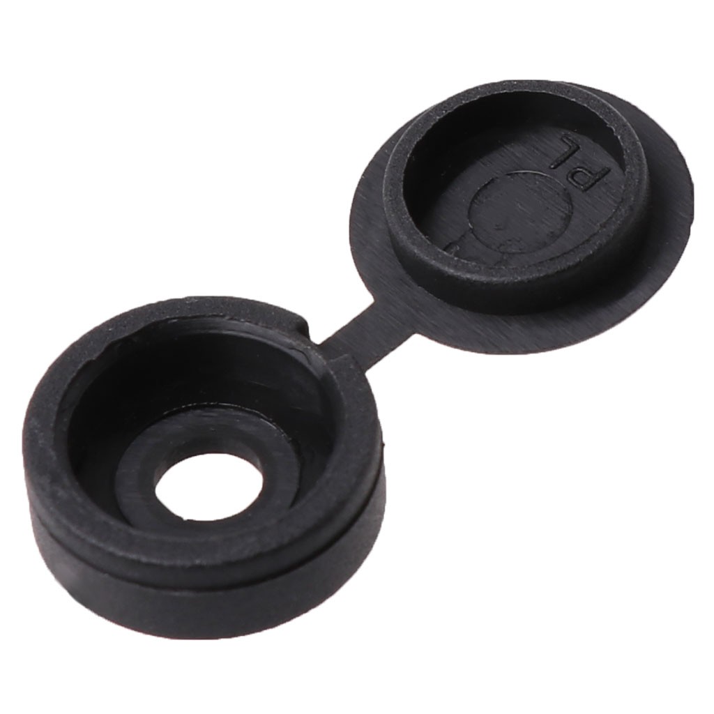50Pcs Hinged Plastic Screw Cover Fold Caps Button For Furniture Decorative Cover