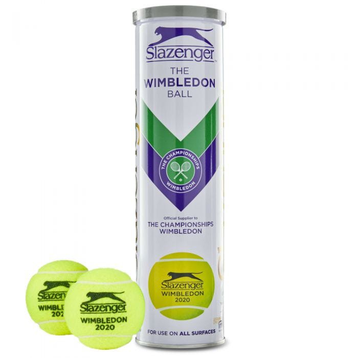 Slazenger Wimbledon Tennis Balls (3 Ball Can) Shopee Philippines