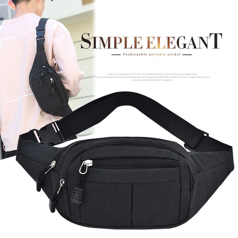 multi pocket bum bag