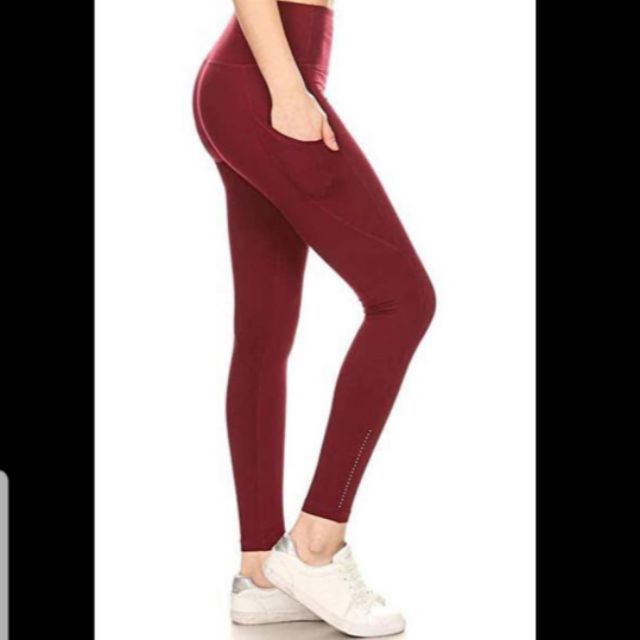 where to buy burgundy leggings