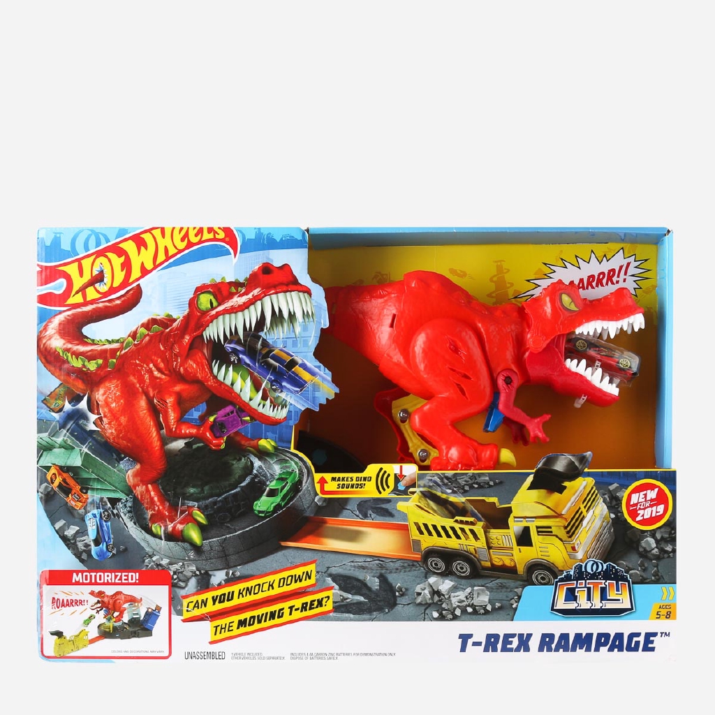 hot wheels t rex set