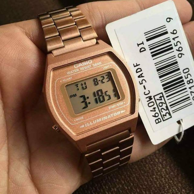 casio 3294 rose gold