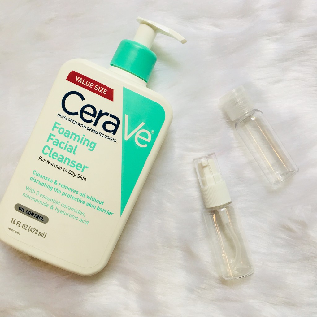 cerave oil control foaming facial cleanser
